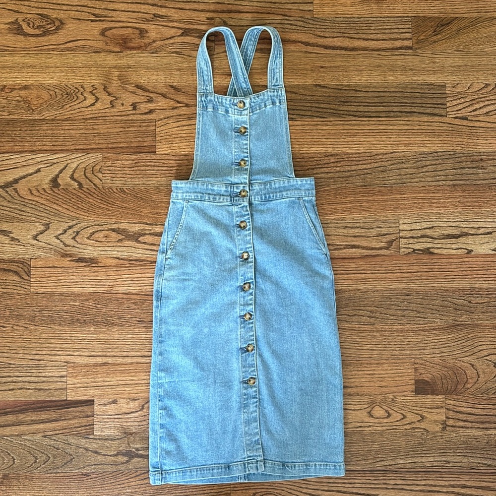 Faherty Brand Organic Cotton Denim Remi Dress in size 00